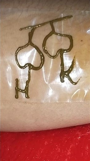 H💕K cute letters tattoo mehndi designs #love #hennatatto #mehndi #youtuber #trending #ytshort #yt#yt