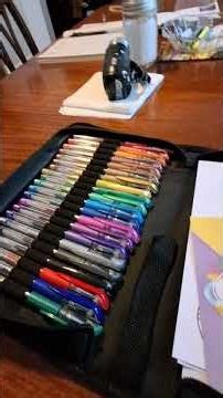 Satisfying Gel Pen Set ✨🖊️ So Many Colors! #shorts