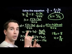 Art of Problem Solving: Linear Equations in Disguise Part 2