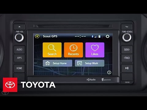 Toyota Entune l Conexión Scout GPS | Toyota