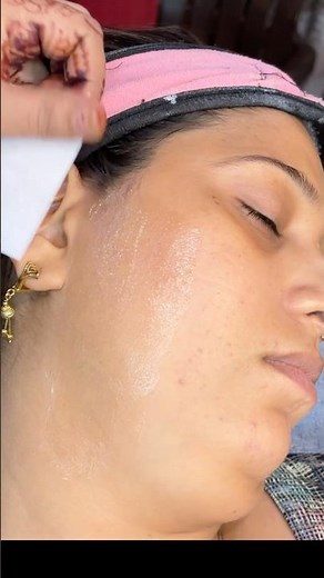 Face waxing by Sweet Glow liposoluable wax / #waxing #brazillianwax #gelwax ​⁠#wax‪@pummybeautyworld‬