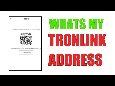 What is my TronLink Tron Address?