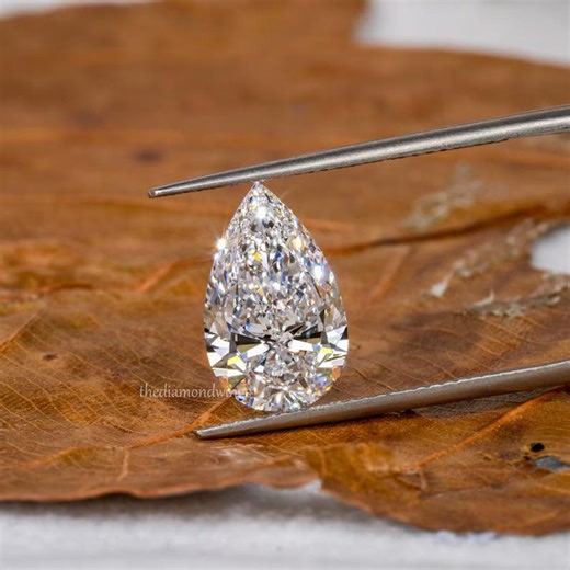 4.00 Carat Natural Diamond CERTIFIED D Grade Pear Cut LOOSE VVS1/ 13.2 Mm - Etsy