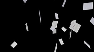 A4 Papers Falling  Animation, Papers Rain