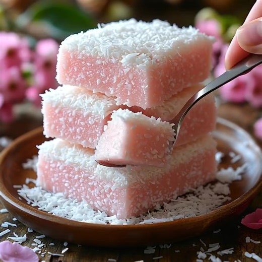 Easy Coconut Ice Slice with Condensed Milk Full Recipe in C.M.N.T | Woman of faith