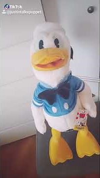 FOLKMANIS DONALD DUCK DISNEY PUPPET REVIEW! | JustinTalksPuppets