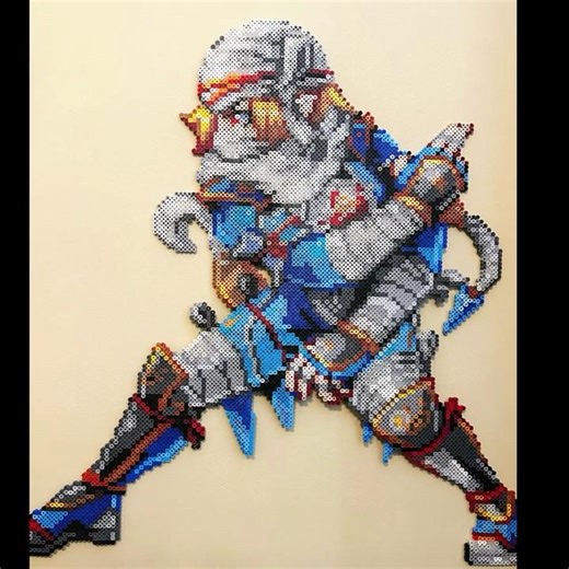 Sheik | Ocarina of Time - Legend of Zelda Inspired Perler Art #pixelart #nintendo #art