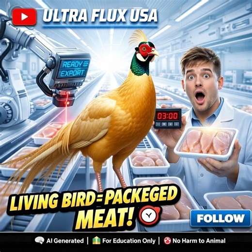 The World’s Fastest Food Factory? From Bird to Box in 120 Seconds! ⏱️🍖 ​ Inside the Ultra-Speed Pheasant Processing Plant: Full Industrial Workflow 🏭✨ ​ How 100,000 Pheasants are Processed Daily Using 2026 AI Technology 🚀🤯 ​ ​Welcome to Ultra Flux USA ⚙️ See how fascinating products are made, from massive factories to high-tech production lines 🌍 ​How does a high-speed facility turn a living bird into a perfectly packaged product in just minutes? ⏱️🧤 Today, we’re heading inside a massive, 