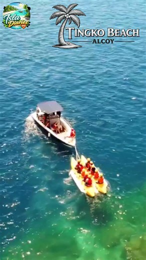Banana Boat Fun in Tingko Beach Alcoy Cebu! 🍌🌊 #shorts #tingkobeachalcoy #paradisephilippines