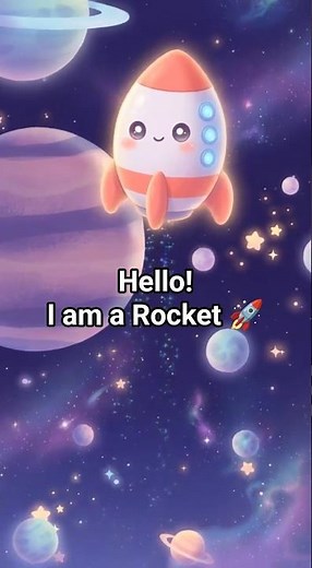 Blast Off Into Space! 🚀 Kids Animation