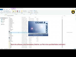 EZCAD2 Load correction File