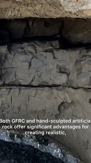Both GFRC and hand-sculpted artificial rock offer significant advantages for creating realistic, durable, and visually appealing rock features. GFRC is preferred for its efficiency, strength, and versatility in large-scale applications, while hand-sculpting provides unmatched artistic detail for custom or high-end projects. Negotiable factors like cost, labor, and maintenance depend on project scale, environment, and aesthetic goals. By selecting the appropriate method (or combining them), desig