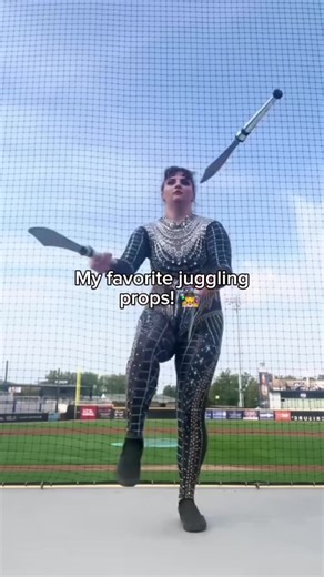 Replying to @Stillclouds I used a variety of different props and brands of such. 🤹‍♀️ Here’s some of the ones I use and love: ⚪️Beanbags: the Lump Pro Grip & Pro Grip beanbags from The Prop Shop/thejugglers guide.com ⚪️Russian balls: @cathedral juggling ⚪️LED balls: iBall RGB-IR LED juggling balls from @k8malabares 🔶Clubs: ND Juggling MasterSpin clubs from @ndjuggling 🔶LED clubs: Vision Clubs from @Flowtoys 🟣Rings: Halo Juggling Rings @cathedraljuggling & rings from @Play 🟡Hoops: 5/8 27” Po