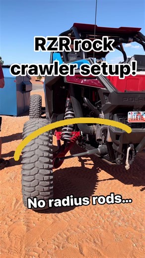 Rock Crawler Suspension Setup for RZR Turbo R