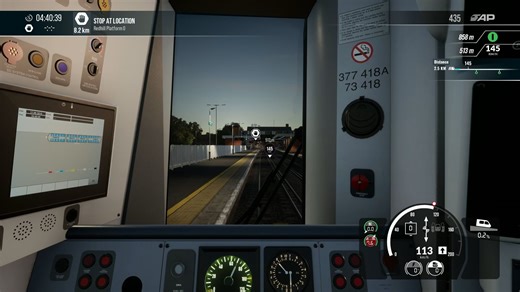 【虚拟铁道调研】TSW5 模拟火车世界5 英铁377/4 5T57 南方铁路 Three Bridges Tilgate侧线→Redhill 原速前方展望POV