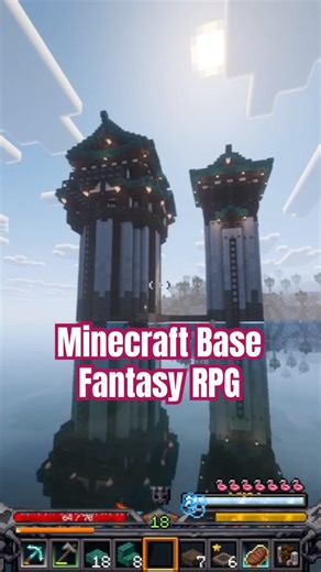 Japanese Style Base | Prominence II, Minecraft RPG #minecraft #twitchclips #twitch #minecraftbuild