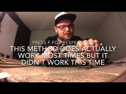 How to Mod Tech Deck trucks: Kingpins