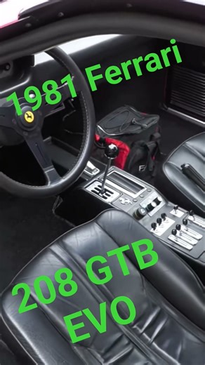 1981 Ferrari 208 GTB EVO