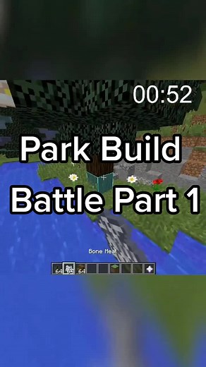 Nature Park Build Battle in Minecraft - Part 1