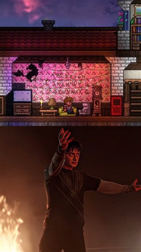 I bring Stranger Things into Terraria cuz season 5 is so peak 🔥🎸 #terraria #strangerthings