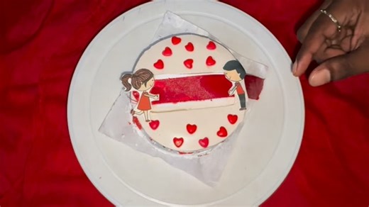 @the.choco_crumb on Instagram: "Love that slides out from the heart 💕 This Valentine’s Day, surprise your loved one with a Secret Message Slide Cake 🎂 Pull the tab, reveal your hidden love message, and add a cute gift inside 🎁 Love that slides out from the heart 💕 This Valentine’s Day, surprise your loved one with a Secret Message Slide Cake 🎂 Pull the tab, reveal your hidden love message, and add a cute gift inside 🎁 #velantineday2026 #SecretMessageCake #homebaker #HiddenMessageCake #pond