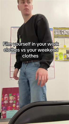 Work clothes vs weekend clothes