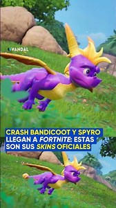 OFICIAL: CRASH y SPYRO llegan a FORTNITE 💥 #fortnite #crashbandicoot #spyro #gaming #vandal