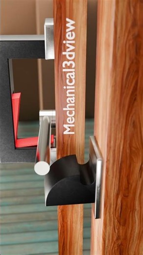 A Simple Yet Genius Door Handle Mechanism