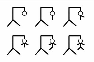 1. Diseñar los disfraces del ahorcado