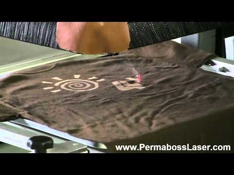 T-Shirt Laser Etching with Permaboss NGL 60 Laser
