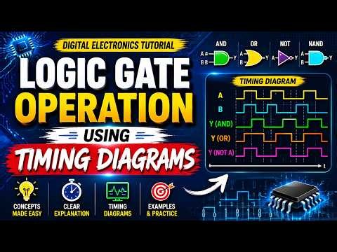Logic Gate Operation Using Timing Diagrams | Digital Electronics Tutorial