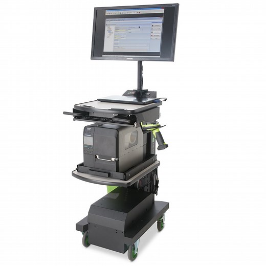 Mobile Packing & Shipping Station Cart | Newcastle Systems