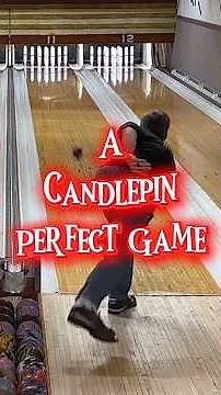 Mark Ricci threw a 176 candlepin perfect game! Aka clean game in ten pin #candlepin #bowling