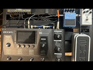 Zoom B6 editing using Zoom Guitar Lab