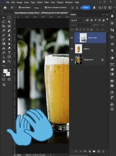 Glass Moisture Effect in Photoshop | Photoshop Tutorials