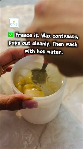 How to Remove Leftover Wax from a Candle Jar | Candle Making Science