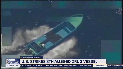 US strikes 8th alleged drug boat