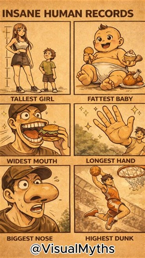 These Human Records Look Unreal 🤯#shorts