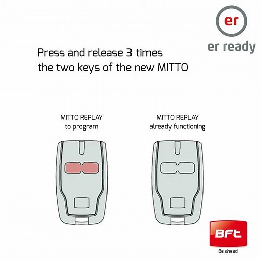 How to Clone Bft's Mitto Remote Controls by using Mitto Replay Tutorial EN