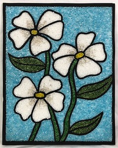 Flower Bead Mosaic Art Kit   Video Tutorial, Beginner Friendly - Etsy