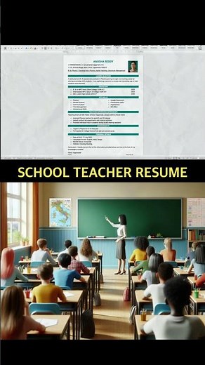 Sample Resume for Teachers in India 🧑🏻‍🏫 | Download Word | ATS Friendly Teacher Resume