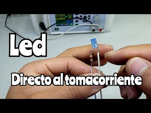 como conectar un led a 120v (led piloto)
