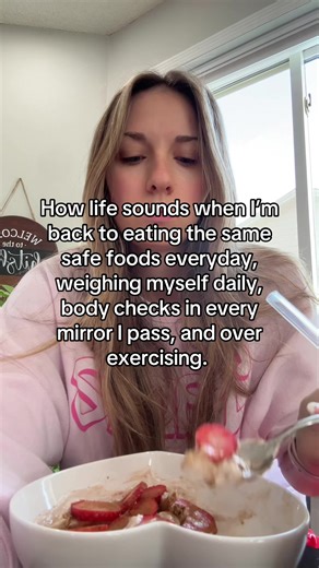 2026 has to be the year I break these patterns. #chooserecovery #foodfreedom #foodisfuel #recovery