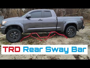 How To Install a TRD Sway Bar on Your Tundra Fast!