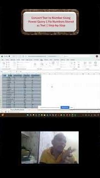 Convert Text to Number method -4 using Power Query