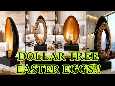 You Won’t Believe This Is Made From Dollar Tree Easter Eggs | Craft Angel