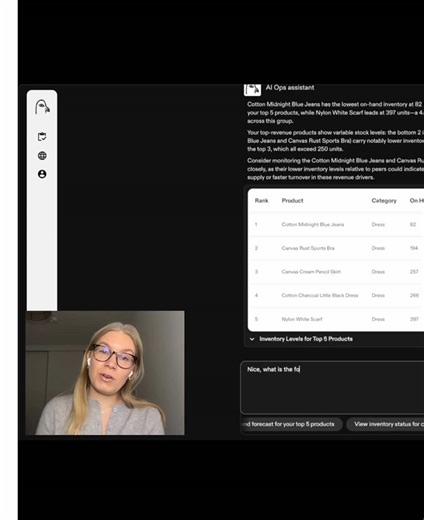 Proactive demand planning starts with better answers. Our Inventory & Demand Planning PM, Miia Paavola, walks you through how to get the most out of your Swap agent. Swap’s analyst agent helps teams answer questions like: → What’s actually performing right now? → Where are we at risk of stockouts or overbuying? → How did forecast vs. actuals compare — and what should we order next? Swap turns inventory data into action — surfacing risk early, generating replenishment recommendations, and deliver