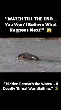 The Most Dangerous River Crossing! 🐊 Wildebeest vs. Hidden Predators