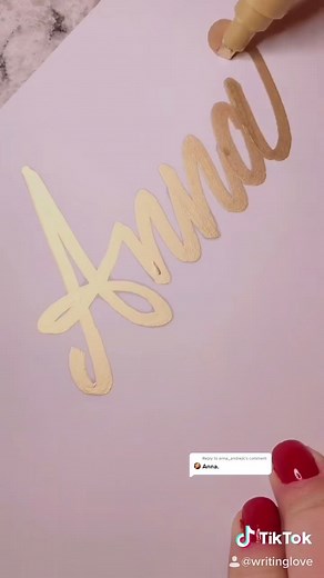 Creating Oddly Satisfying Name Art with Hand Lettering | Anna & Calligraphy