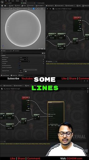 Creating a Sci-Fi Forcefield Effect in UE5 #shorts